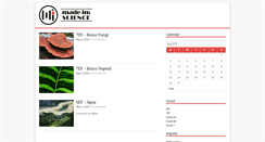 Desktop Screenshot of madeinscience.com
